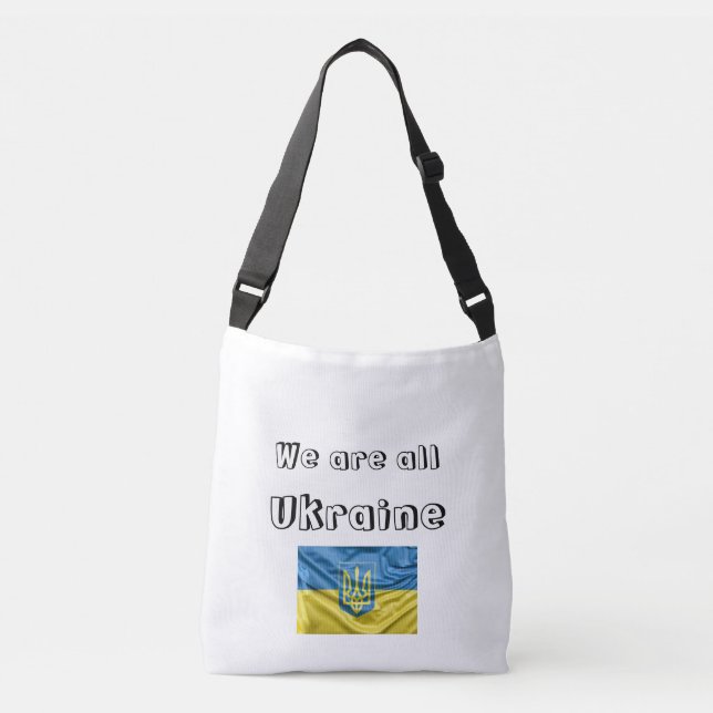 Bolsa We are all Ukraine Crossbody Bag (Front)