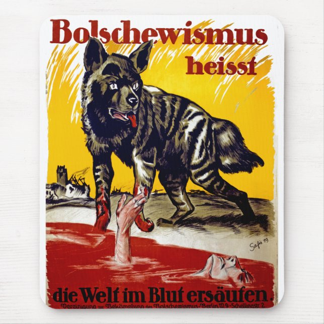 Bolschewismus Heisst Mouse Mat (Front)