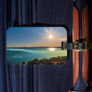 Bolsena, Italy scenic sunset Luggage Tag