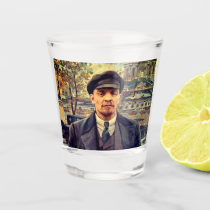 Bolshevik Vladimir Lenin, Soviet Union, CCCP, USSR Shot Glass