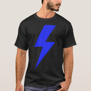 Bolt Lightning Blue Thunderbolt Team T-Shirt