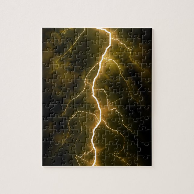Bolt of Lightening Jigsaw Puzzle (Vertical)