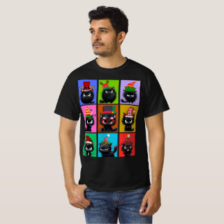 Bolt The Cat Christmas Mens T-Shirt