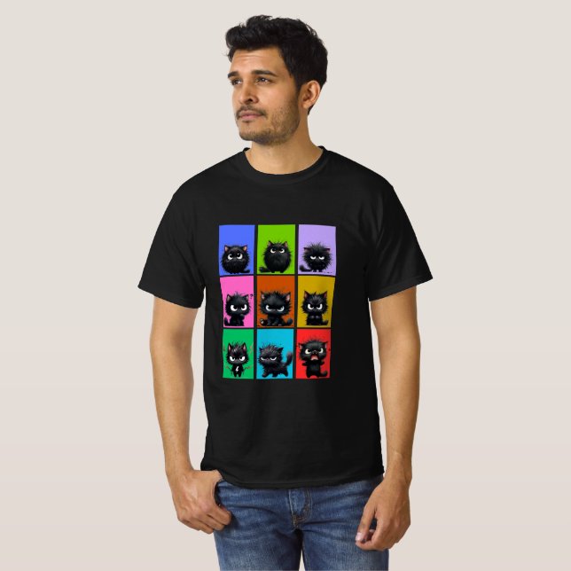 Bolt The Cat Mens T-Shirt (Front Full)