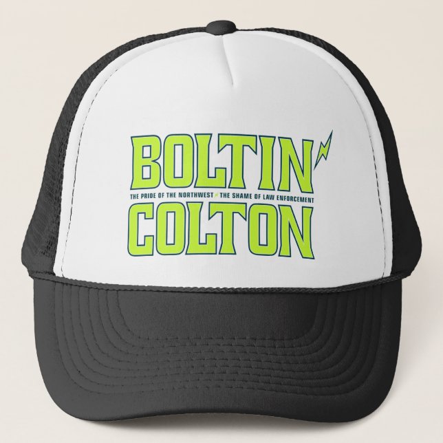 Boltin' Coltin Trucker Hat (Front)