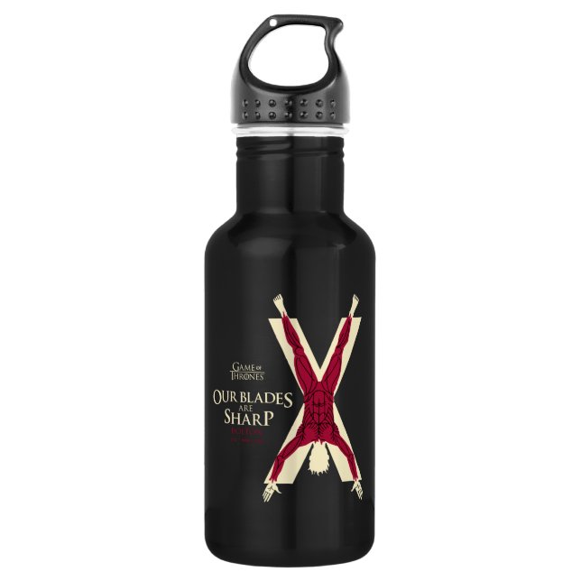 Bolton Sigil - Our Blades Are Sharp 532 Ml Water Bottle (Front)
