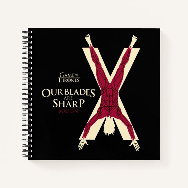 Bolton Sigil - Our Blades Are Sharp Notebook (Front)
