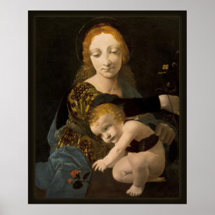 Boltraffio Madonna of the Rose CC0335 XL Poster