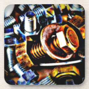 Bolts Pop Art Coaster