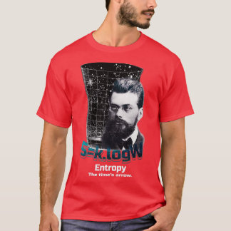 Boltzmann Entropy formula Theoretical physics and  T-Shirt