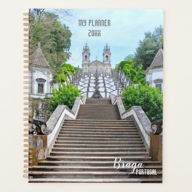 Bom Jesus Catholic Sanctuary photo, Braga,Portugal Planner (Front)