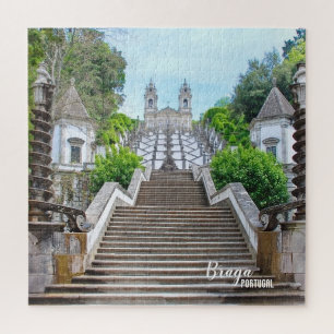 Bom Jesus de Braga Catholic Sanctuary, Portugal Jigsaw Puzzle