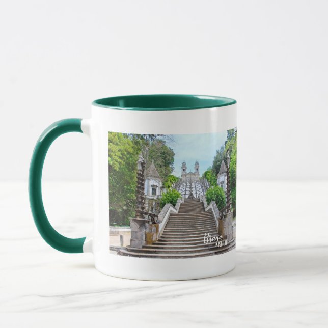 Bom Jesus de Braga Catholic Sanctuary, Portugal Mug (Left)