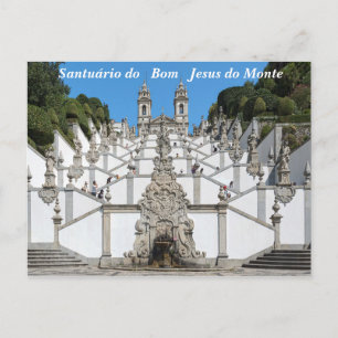 Bom Jesus do Monte. Postcard