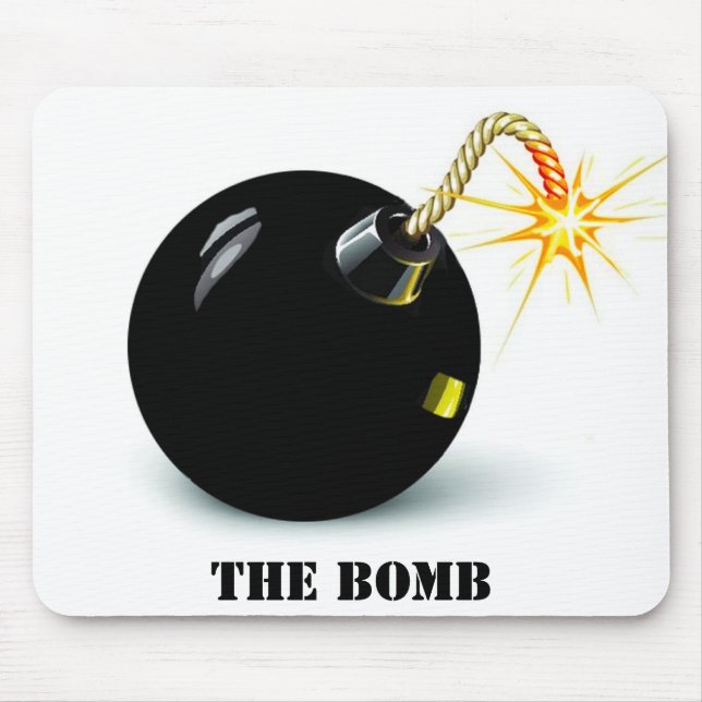 bom, the bomb mouse mat (Front)