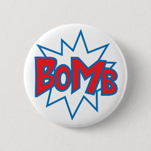 Bomb 6 Cm Round Badge