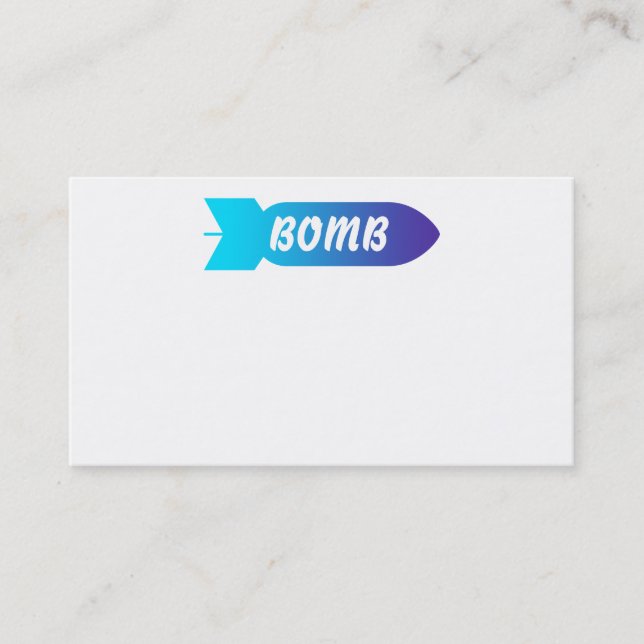 Bomb Business Cards (Front)
