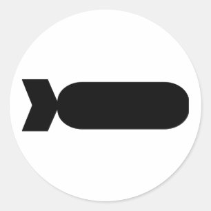 Bomb Classic Round Sticker