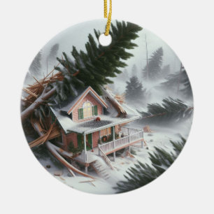 Bomb Cyclone House 4 Ceramic Tree Decoration