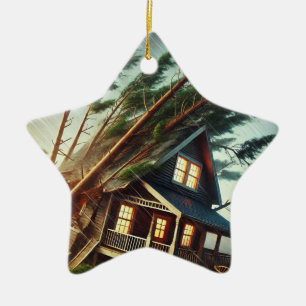 Bomb Cyclone House 6 Ceramic Tree Decoration