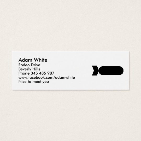 Bomb Mini Business Card