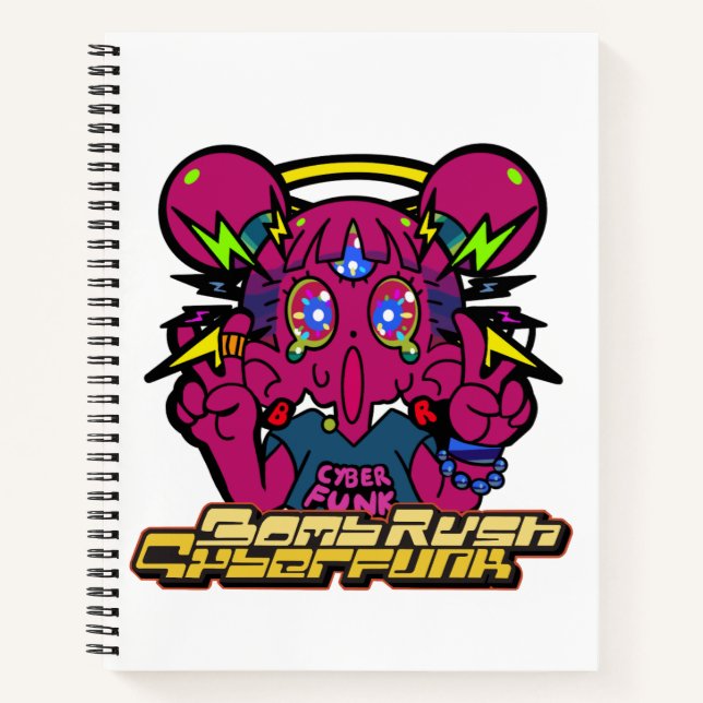 Bomb Rush Cyberfunk Notebook (Front)