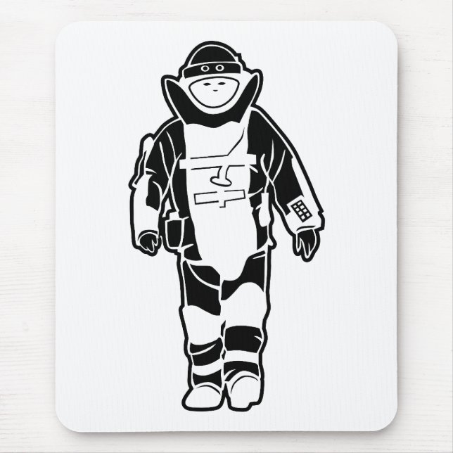 Bomb Suit Mouse Mat (Front)