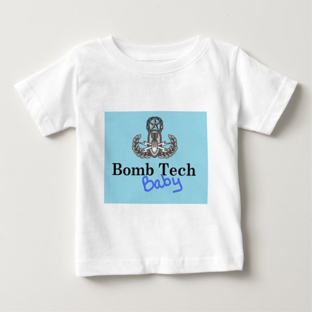 bomb tech baby blue T-Shirt (Front)