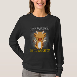 Bomb Technician See Me Running Sarcastic Humour T-Shirt