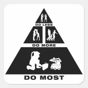 Bomb Technician Square Sticker