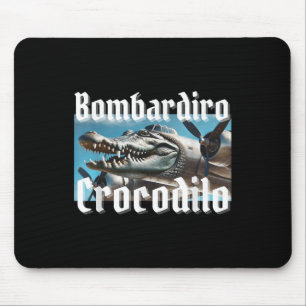 Bombardiro Bombardino Crocodilo Funny Italian Brai Mouse Mat