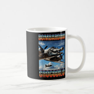 Bombardiro Crocodilo Funny Trendy Italian Brainrot Coffee Mug