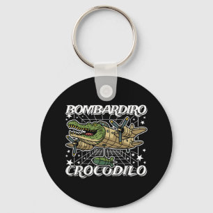 Bombardiro-crocodilo Italian-brainrot No Bad Drops Key Ring