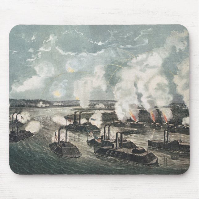 Bombardment and Capture of Island No.10 Mouse Mat (Front)