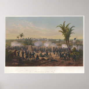 Bombardment of Vera Cruz Poster