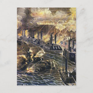 Bombardment of Vicksburg Postcard