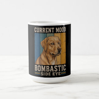 Bombastic Side Eye Labrador Retro Funny Dog Design Coffee Mug