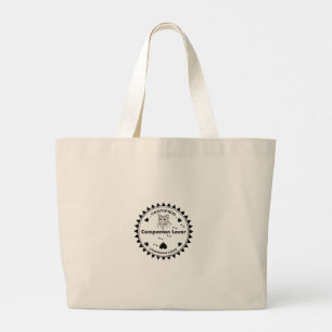 Bombay Cat Portrait Large Tote Bag
