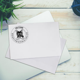 Bombay Cat  Return Address  Rubber Stamp