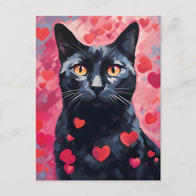 Bombay Cat Valentine's day  Postcard (Front)