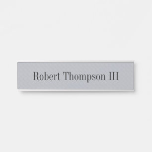 Bombay Grey Hanging Wall Desk Door Name Plate