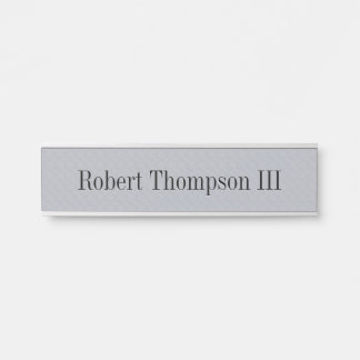 Bombay Grey Hanging Wall Desk Door Name Plate