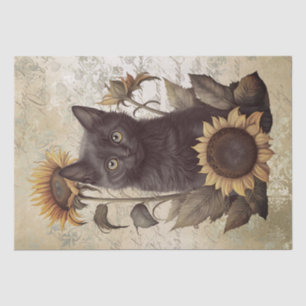 Bombay Kitten Sunflower Cat Tissue Paper