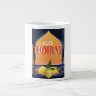 Bombay Vintage Travel Print. Large Coffee Mug