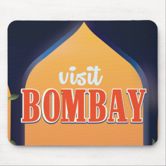 Bombay Vintage Travel Print. Mouse Mat