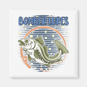 Bomber Lures Hunting Hobby Hunter Pastime Fishing  Magnet