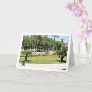 Bombilla Park, Lliria, Valencia, Spanish Card