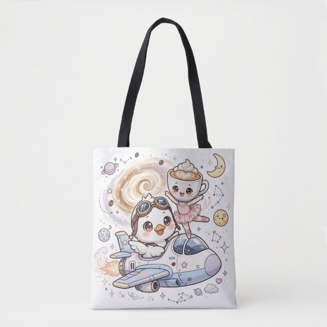 Bombombini Gusini Space Ballet Tote Bag (Front)