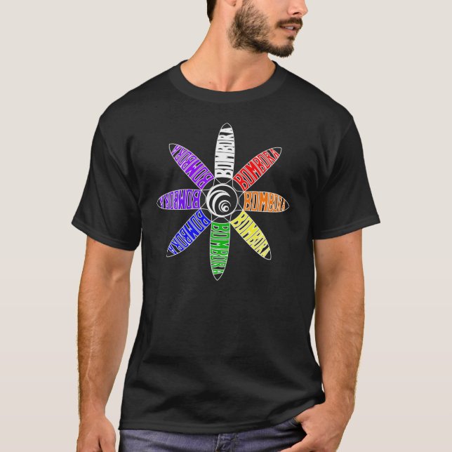 Bombora Spiral Rainbow T-Shirt (Front)