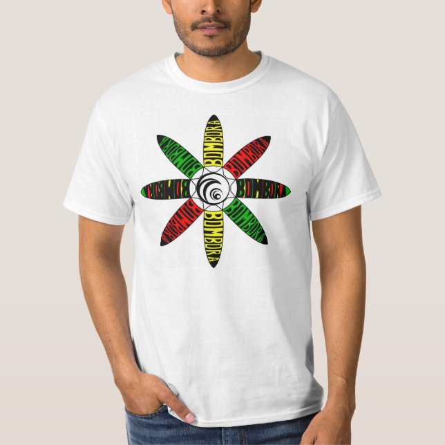 Bombora Spiral Rasta T-Shirt (Front)